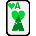 download Ace Of Hearts clipart image with 135 hue color
