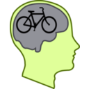 download Bicycle For Our Minds clipart image with 45 hue color