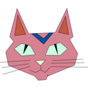 download Neko Cat clipart image with 90 hue color