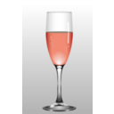 download Glass Of Champagne clipart image with 315 hue color