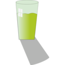 download Glass Icon clipart image with 225 hue color