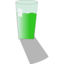 download Glass Icon clipart image with 270 hue color