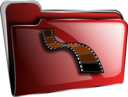Folder Icon Red Video
