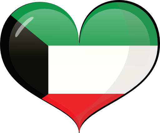 Kuwait Heart Flag