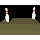 download Bowling 4 10 Split clipart image with 0 hue color