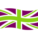 download Union Flag clipart image with 90 hue color