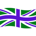download Union Flag clipart image with 270 hue color