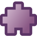 download Icon Puzzle2 Purple clipart image with 0 hue color