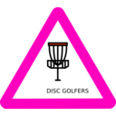 download Disc Golf Roadsign clipart image with 315 hue color