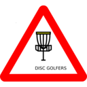 download Disc Golf Roadsign clipart image with 0 hue color