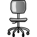 download Office Chair clipart image with 180 hue color