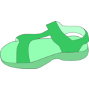 download Sandal clipart image with 90 hue color