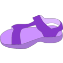 download Sandal clipart image with 225 hue color