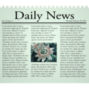 download Newspaper Icon clipart image with 90 hue color