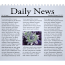 download Newspaper Icon clipart image with 180 hue color