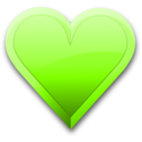 download Heart Icon clipart image with 90 hue color