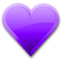 download Heart Icon clipart image with 270 hue color