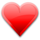 download Heart Icon clipart image with 0 hue color