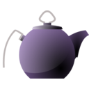 download Kettle Or Tea Pot clipart image with 270 hue color