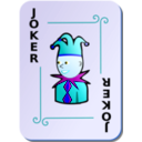 download Ornamental Deck Black Joker clipart image with 180 hue color