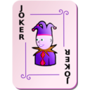 download Ornamental Deck Black Joker clipart image with 270 hue color