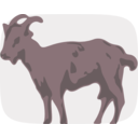 download Goat clipart image with 0 hue color