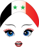 Pretty Syrian Girl Smiley Emoticon