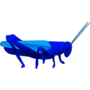 download Grasshopper clipart image with 135 hue color