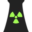 download Nuclear Power Plant Symbol 1 clipart image with 45 hue color