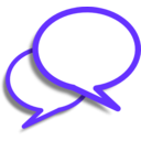 download Callout Chat clipart image with 45 hue color