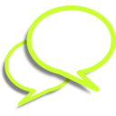 download Callout Chat clipart image with 225 hue color