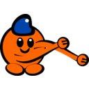 download Mr Tickle clipart image with 0 hue color