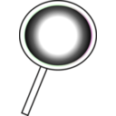 download Magnifying Glass Icon clipart image with 90 hue color