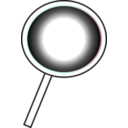 download Magnifying Glass Icon clipart image with 135 hue color