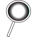download Magnifying Glass Icon clipart image with 315 hue color