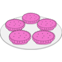 download Mince Pies clipart image with 270 hue color