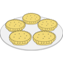 download Mince Pies clipart image with 0 hue color