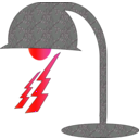 download Lamp Icon clipart image with 315 hue color