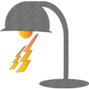 download Lamp Icon clipart image with 0 hue color