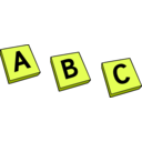 download Abc clipart image with 45 hue color