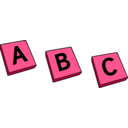 download Abc clipart image with 315 hue color