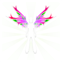 download Wings clipart image with 270 hue color