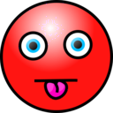 download Emoticons Tongue Out clipart image with 315 hue color
