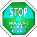 download Stop Nuclear Power Plant clipart image with 135 hue color