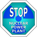download Stop Nuclear Power Plant clipart image with 180 hue color