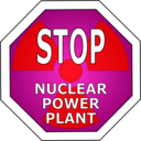 download Stop Nuclear Power Plant clipart image with 315 hue color