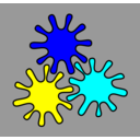 download Melted Gearbox clipart image with 180 hue color