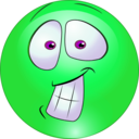 download Surprised Smiley Emoticon clipart image with 90 hue color