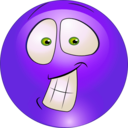 download Surprised Smiley Emoticon clipart image with 225 hue color