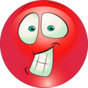 download Surprised Smiley Emoticon clipart image with 315 hue color
